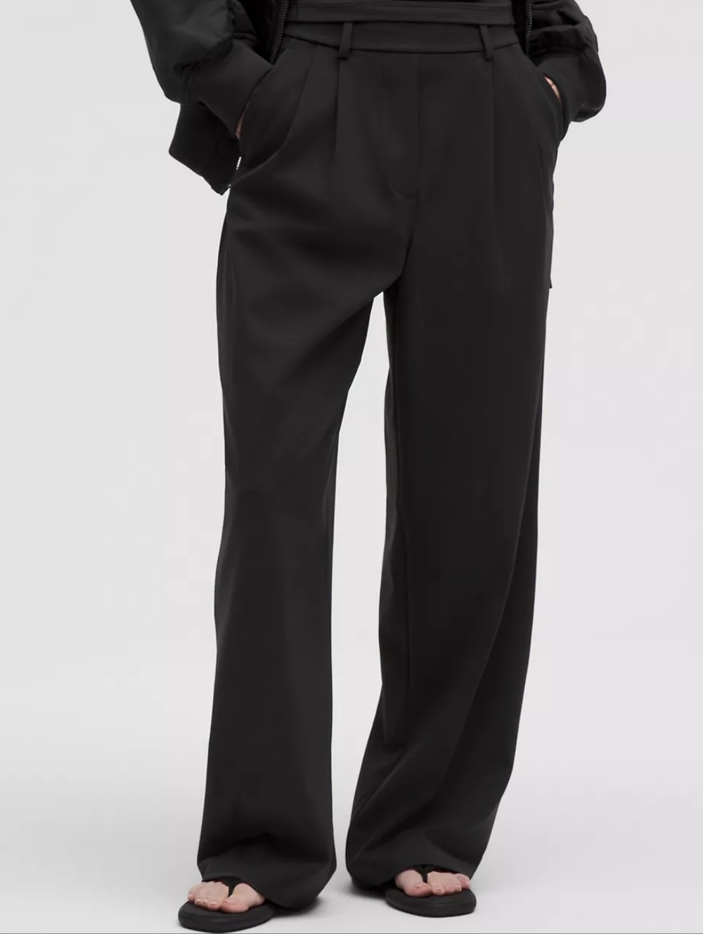 Lululemon Daydrifter Wide-Leg High-Waist Women's Pants - Black - Short
